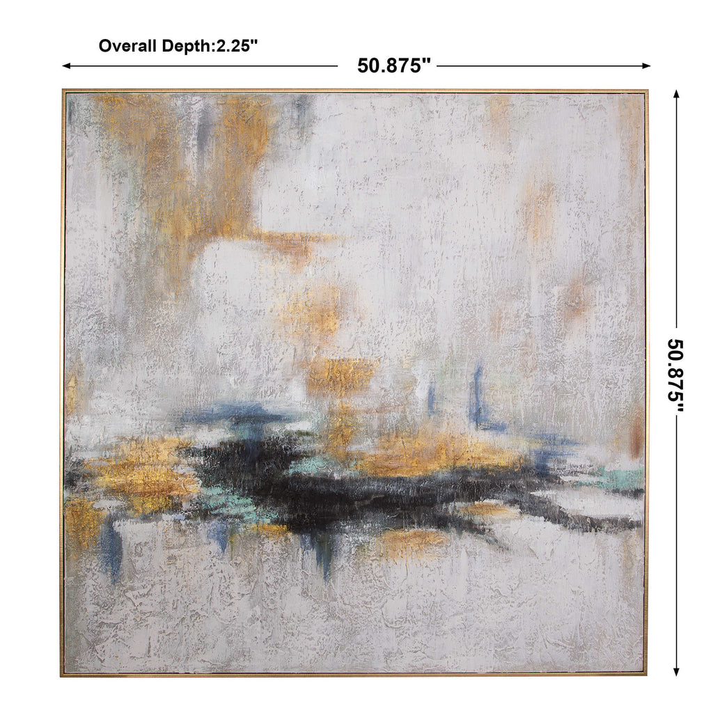 Eclipse Abstract Hand Painted Art - Bombay Mercantile