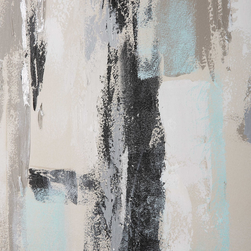 Placidity Hand Painted Abstract Art - Bombay Mercantile