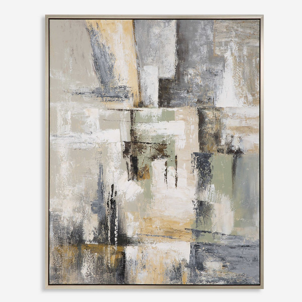 Intuition Hand Painted Abstract Art - Bombay Mercantile