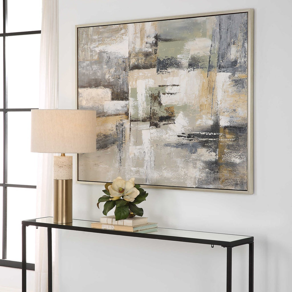 Intuition Hand Painted Abstract Art - Bombay Mercantile