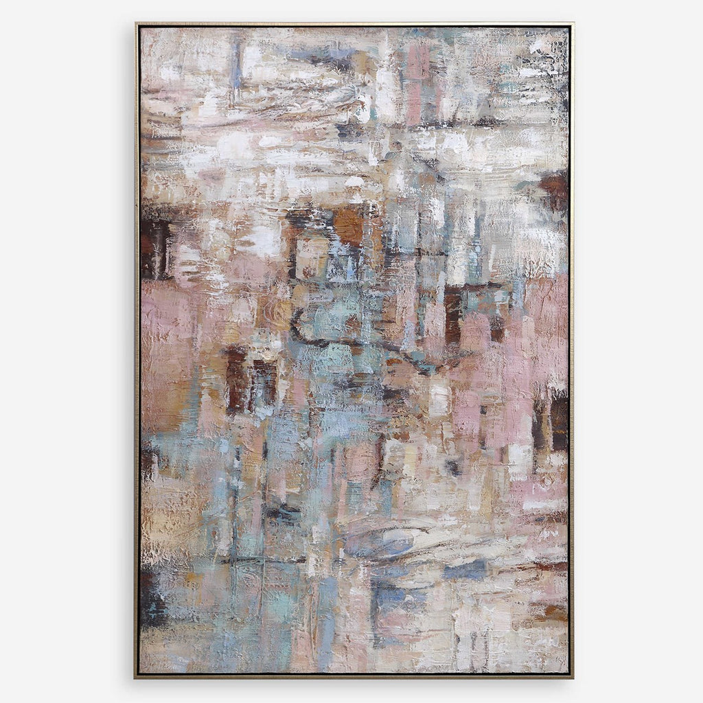 Morning Sunrise Hand Painted Canvas - Bombay Mercantile
