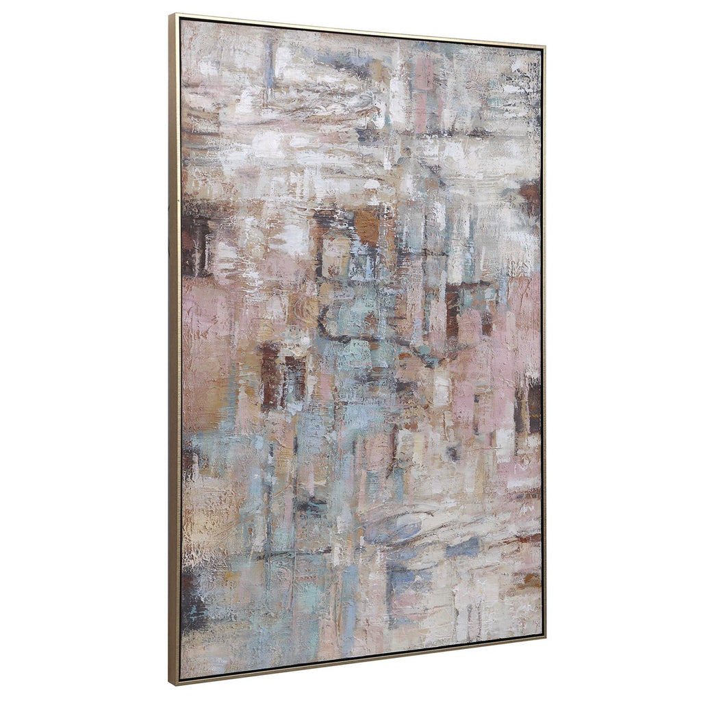 Morning Sunrise Hand Painted Canvas - Bombay Mercantile