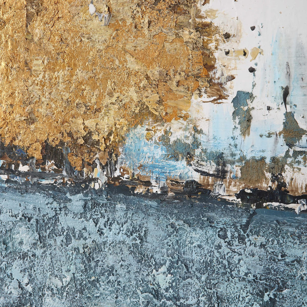 Stacked Against Hand Painted Canvas - Bombay Mercantile