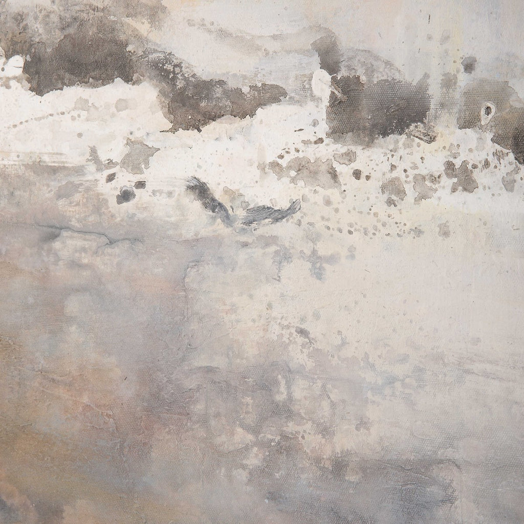 Storm Clouds Abstract Hand Painted Art - Bombay Mercantile