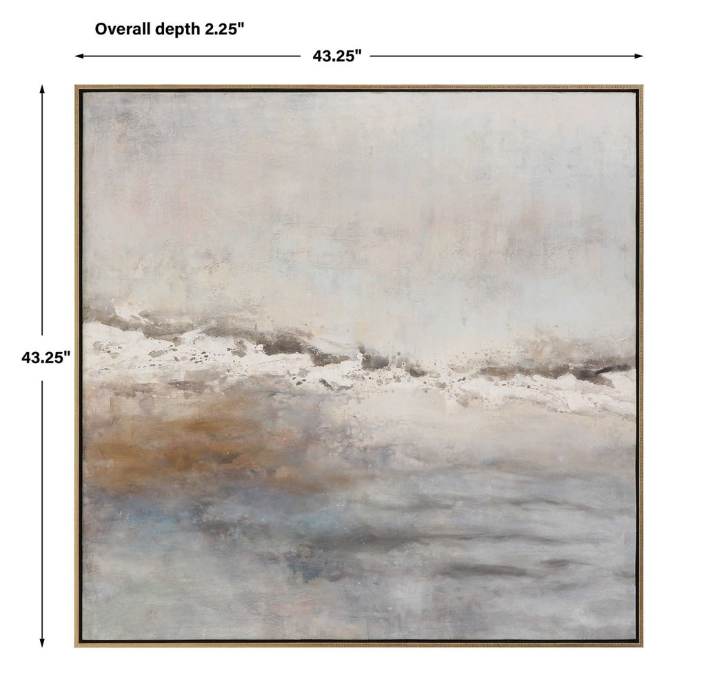 Storm Clouds Abstract Hand Painted Art - Bombay Mercantile
