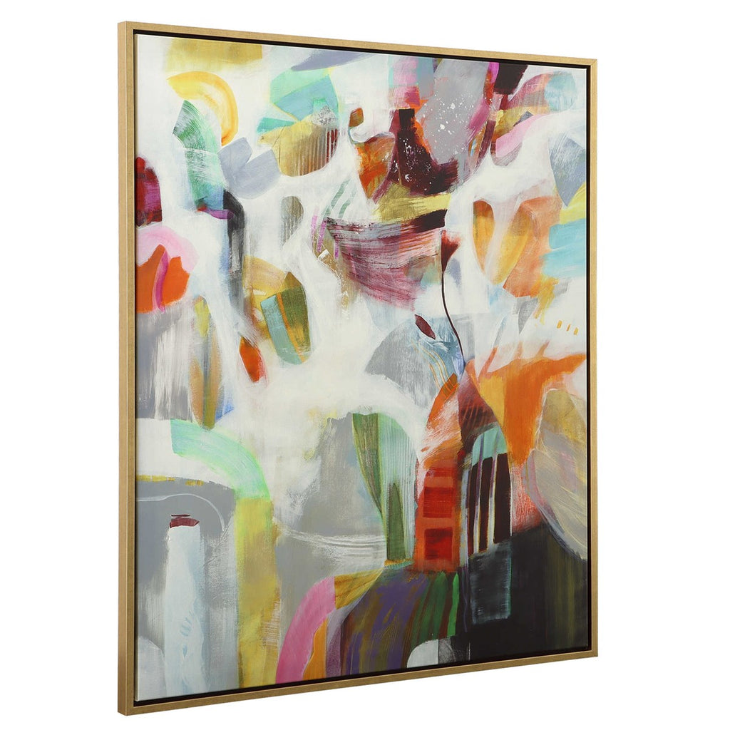 Renewal Framed Abstract Art - Bombay Mercantile