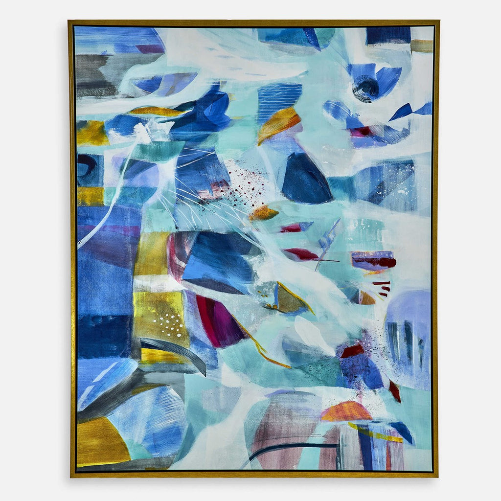The Story Of Water Abstract Art - Bombay Mercantile