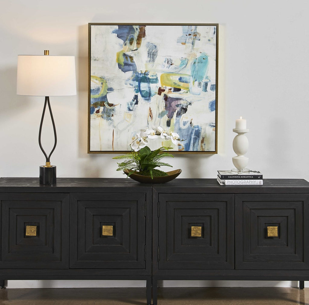 Rolling Onward Framed Abstract Art - Bombay Mercantile