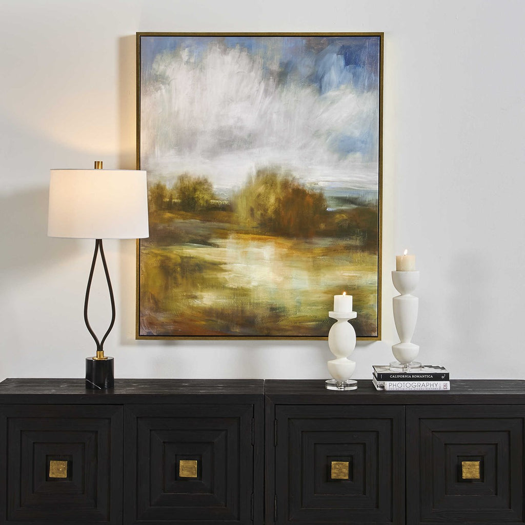 John's Field Framed Landscape Art - Bombay Mercantile