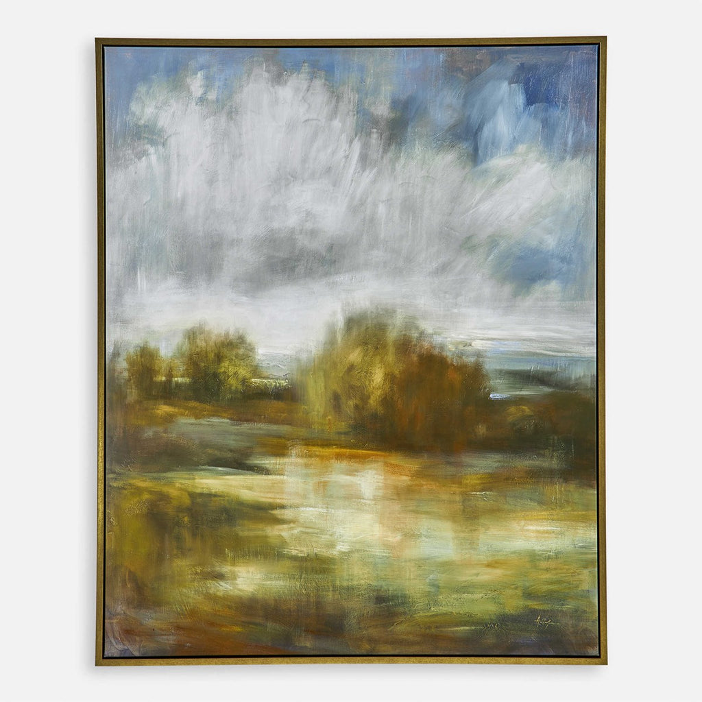 John's Field Framed Landscape Art - Bombay Mercantile