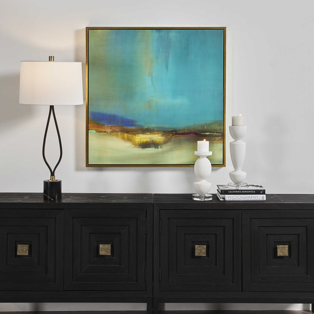 Bowery Framed Canvas Art - Bombay Mercantile