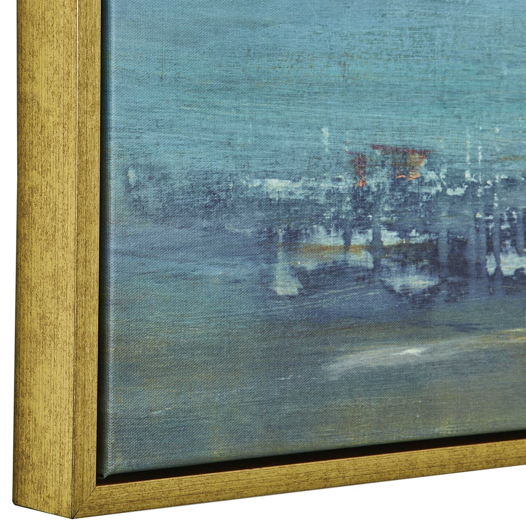 Textured Land Framed Landscape Art - Bombay Mercantile