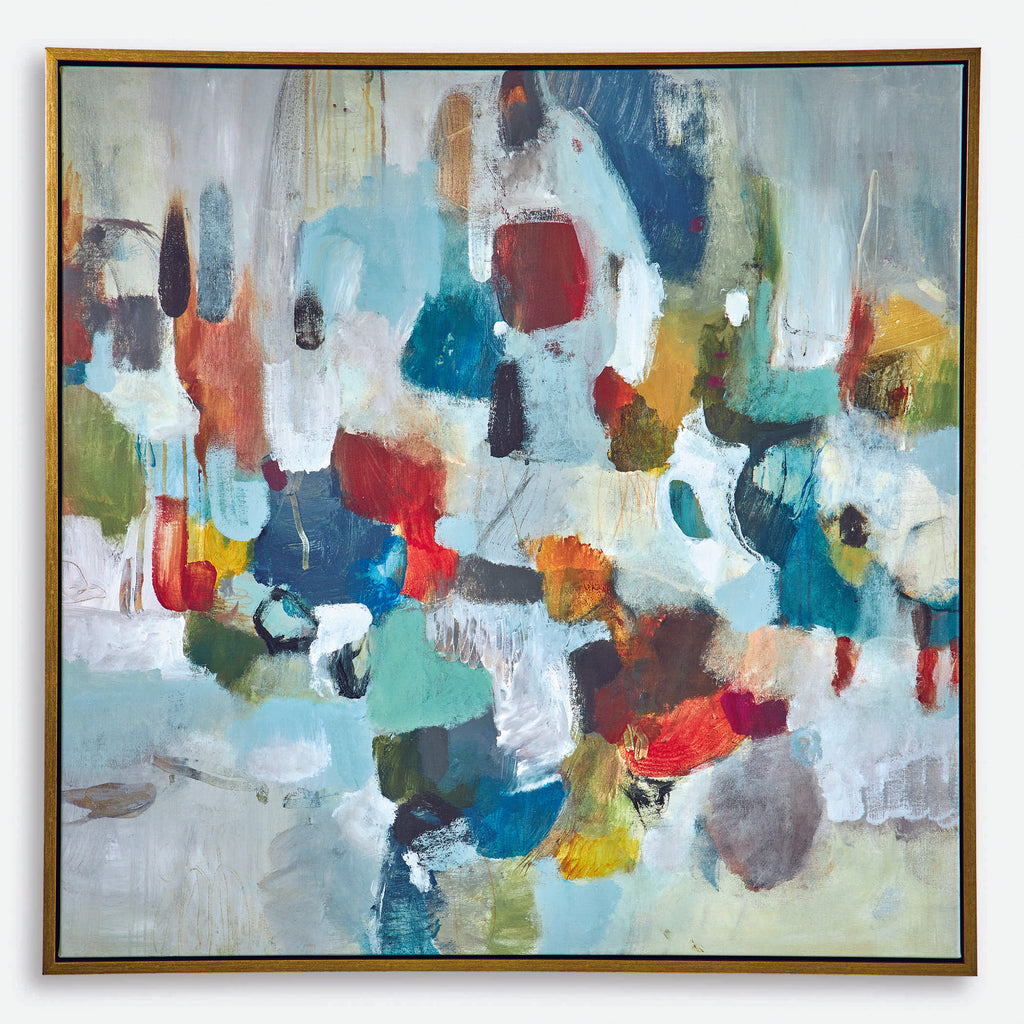 As We Say Framed Abstract Art - Bombay Mercantile