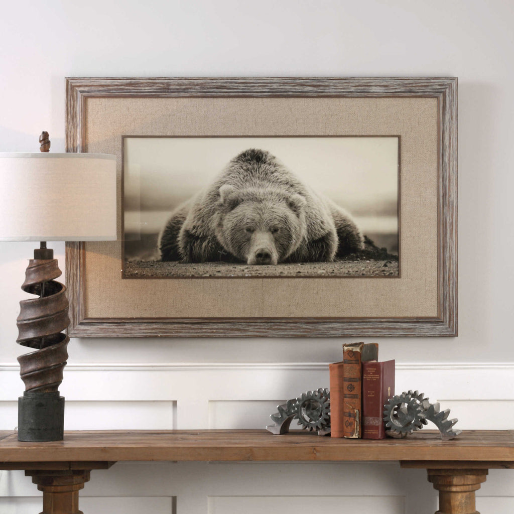 Deep Sleep Bear Print - Bombay Mercantile