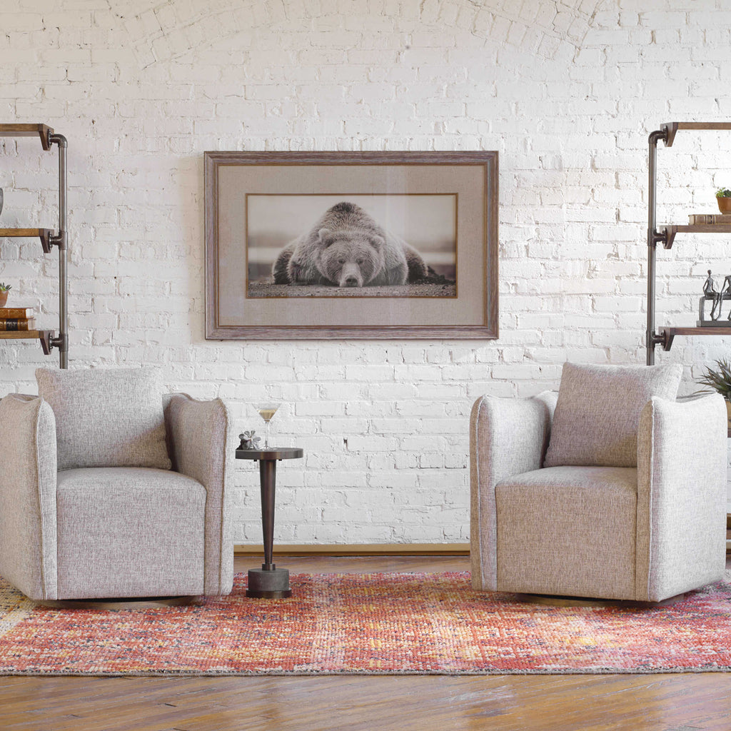 Deep Sleep Bear Print - Bombay Mercantile