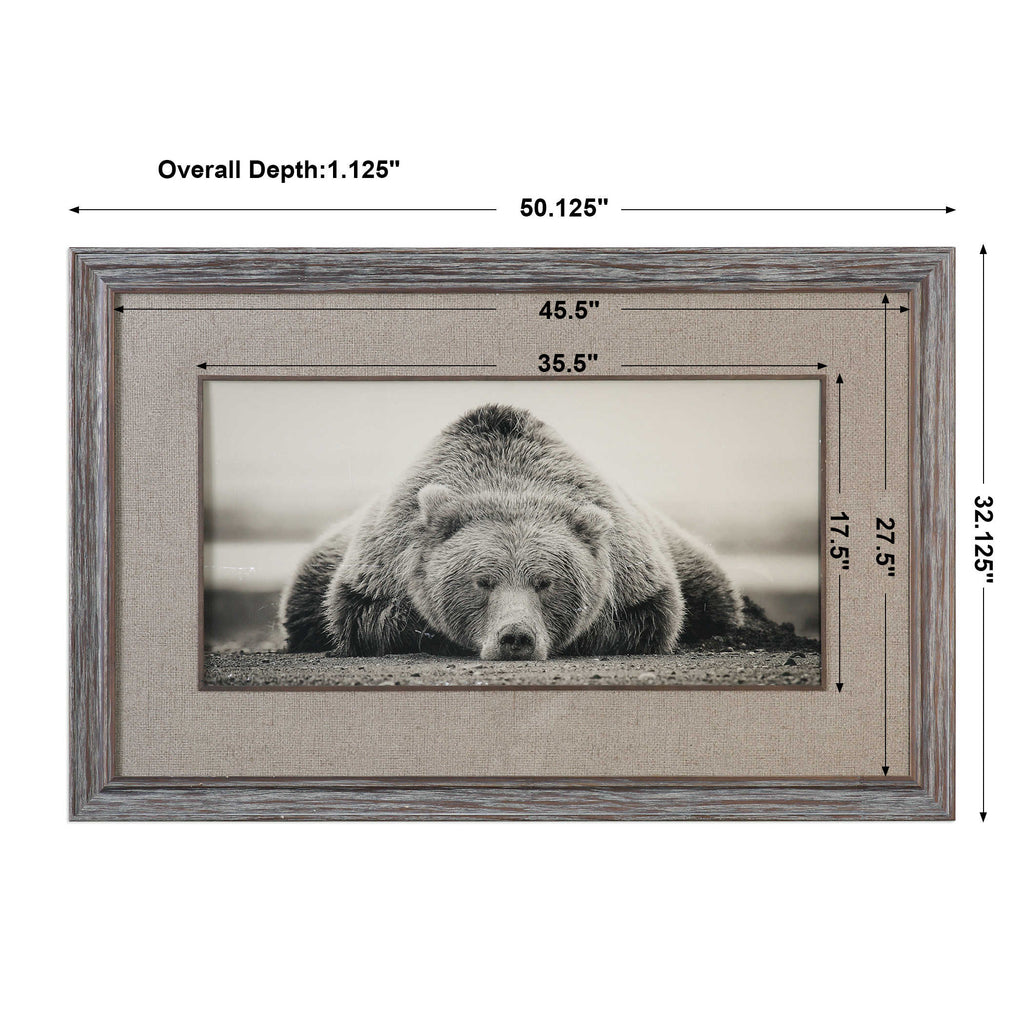 Deep Sleep Bear Print - Bombay Mercantile