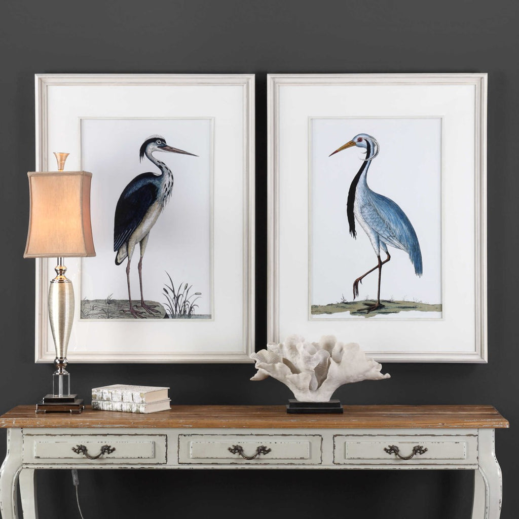 Shore Birds Framed Prints Set of 2 - Bombay Mercantile