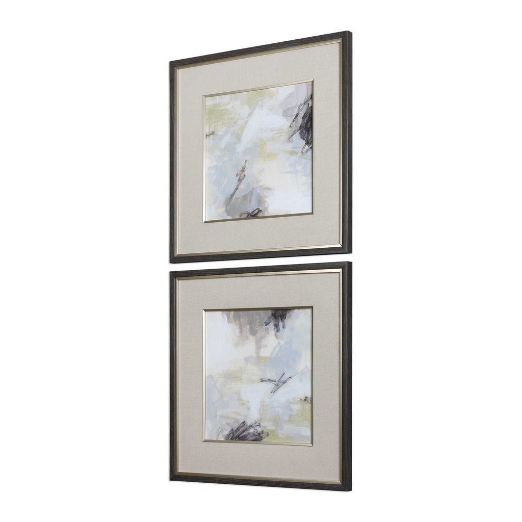 Abstract Vistas Framed Prints Set of 2 - Bombay Mercantile