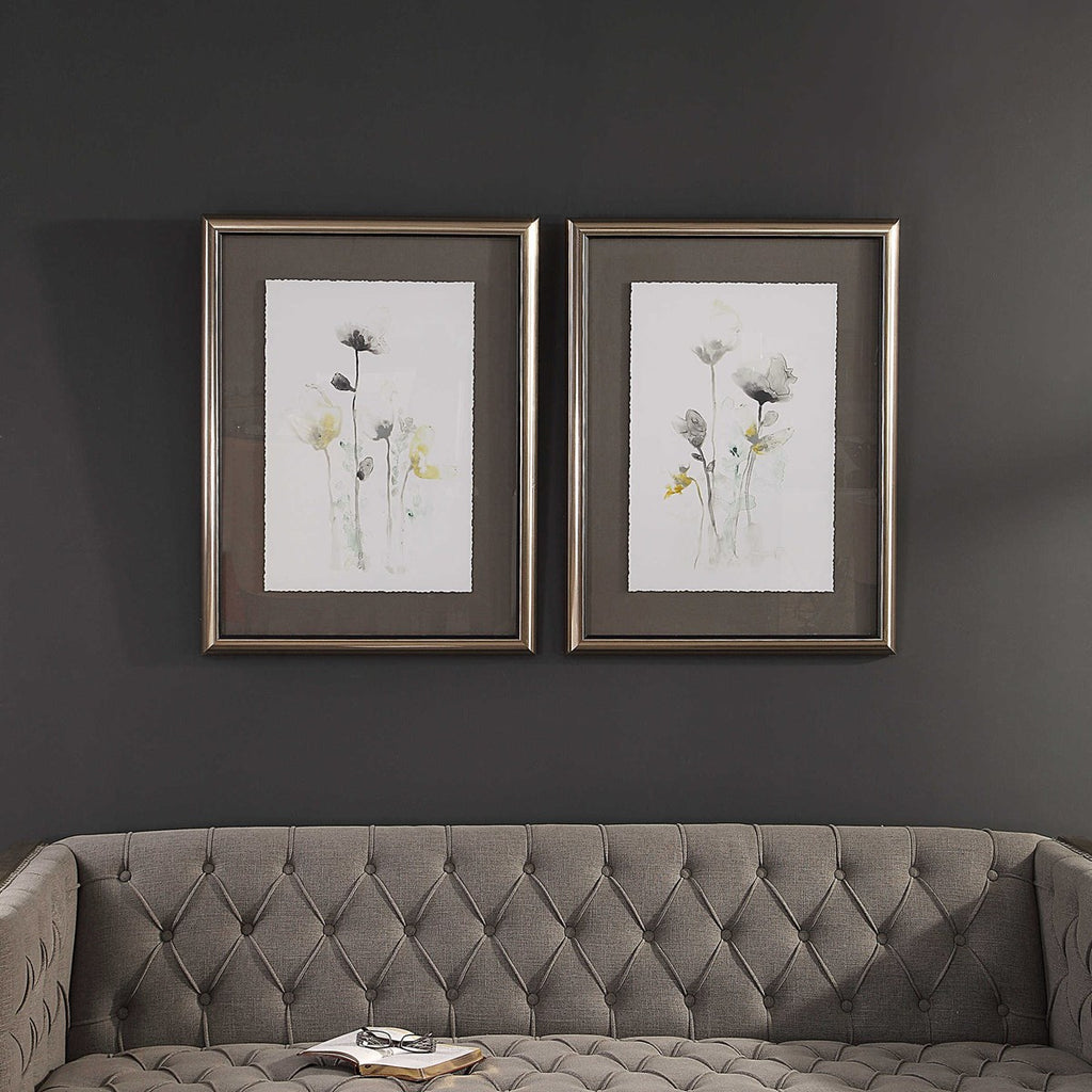 Stem Illusion Floral Art, S/2 - Bombay Mercantile