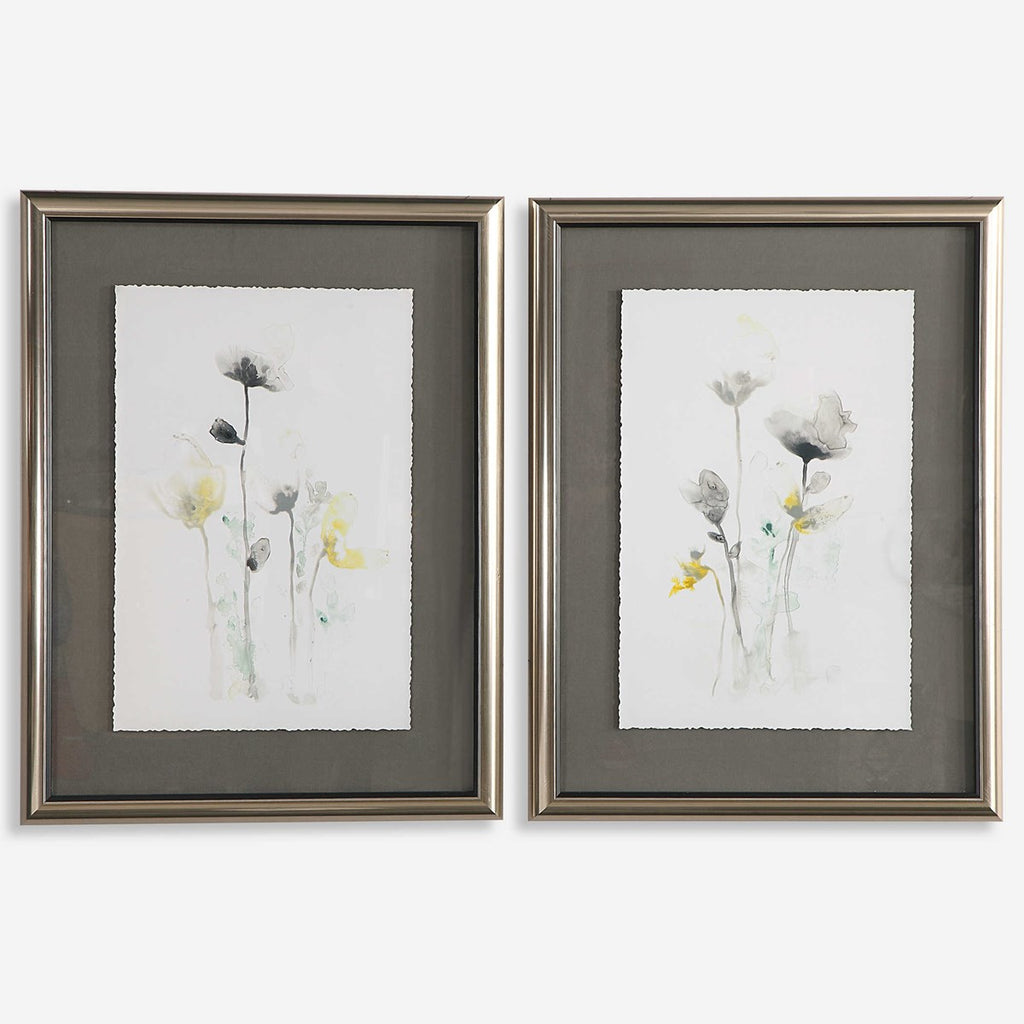 Stem Illusion Floral Art, S/2 - Bombay Mercantile