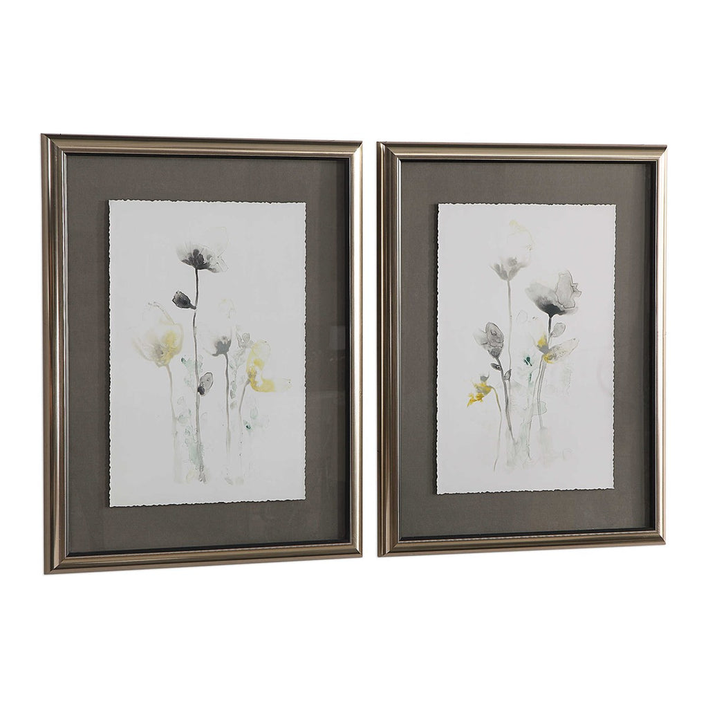 Stem Illusion Floral Art, S/2 - Bombay Mercantile