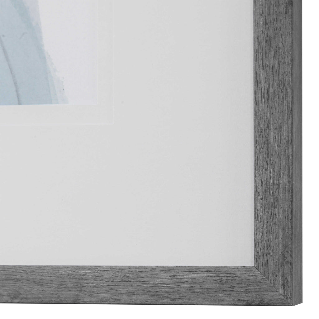 Depth Abstract Watercolor Prints, Set of 2 - Bombay Mercantile