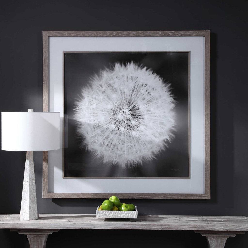 Dandelion Seedhead Framed Print - Bombay Mercantile