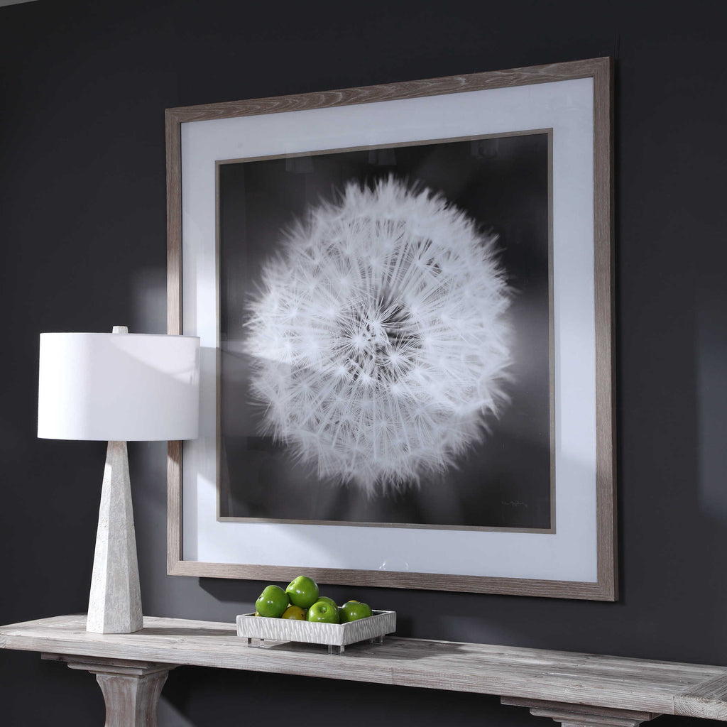 Dandelion Seedhead Framed Print - Bombay Mercantile