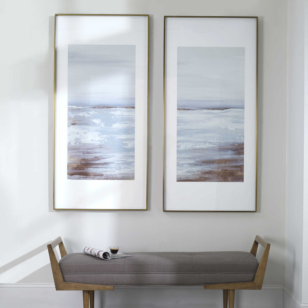 Coastline Framed Prints, Set of 2 - Bombay Mercantile