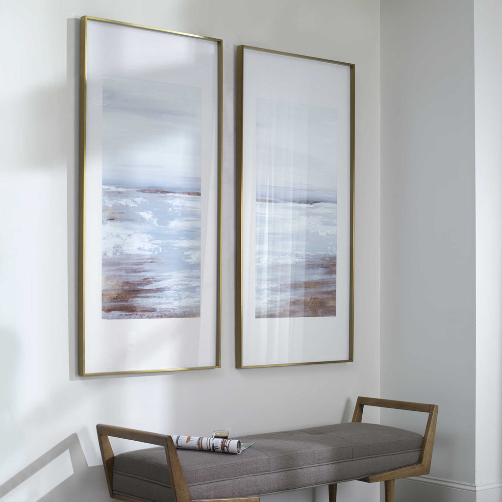 Coastline Framed Prints, Set of 2 - Bombay Mercantile