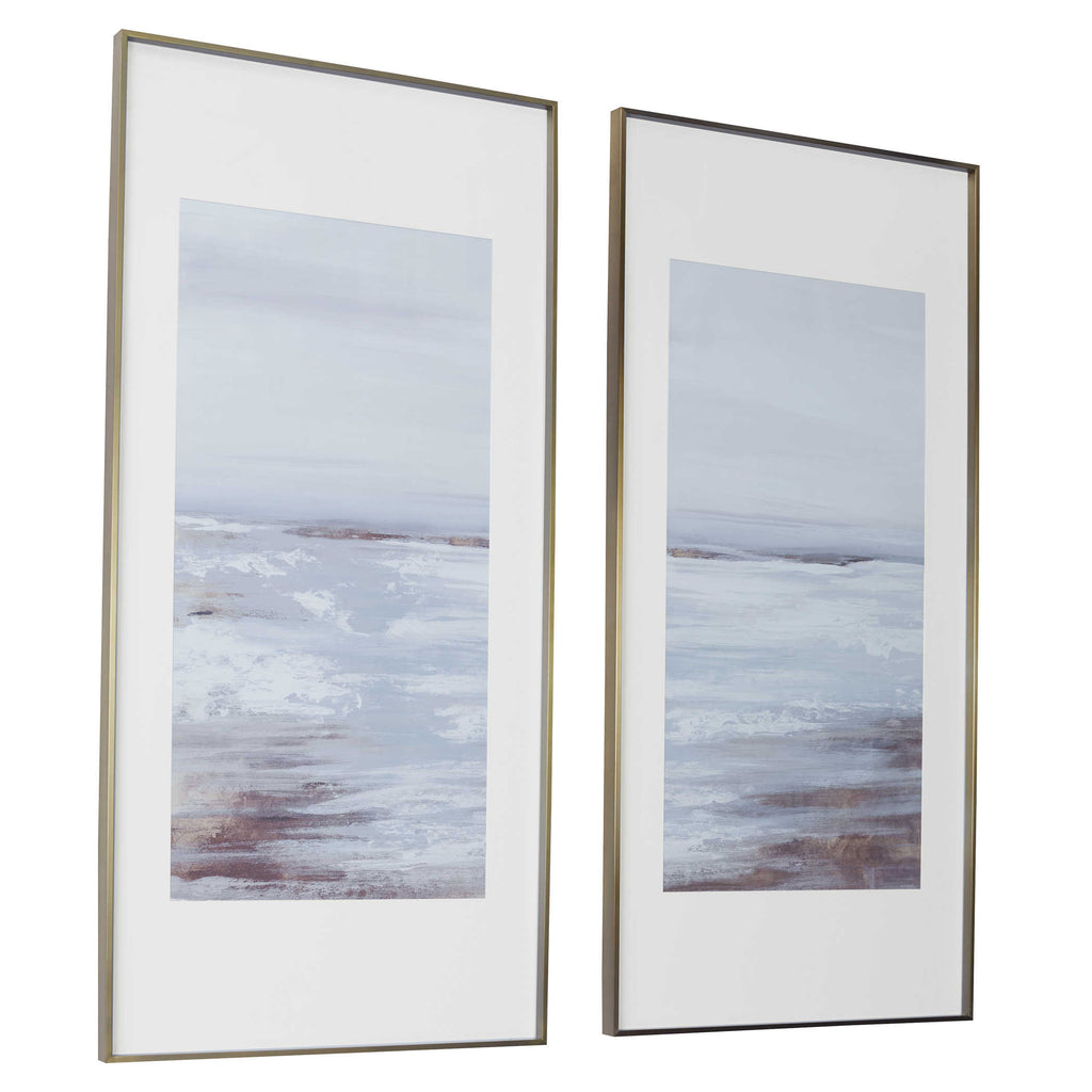 Coastline Framed Prints, Set of 2 - Bombay Mercantile