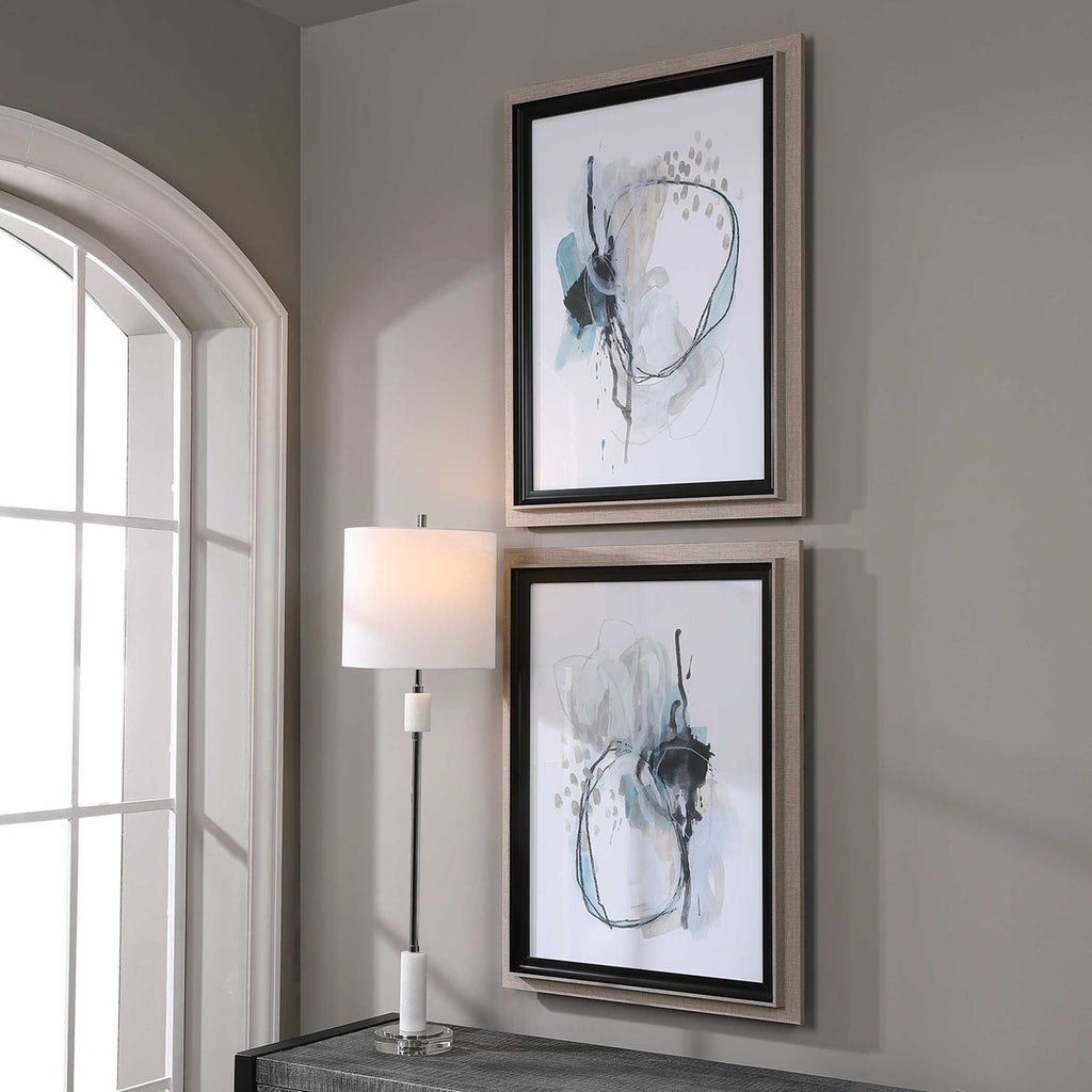 Force Reaction Abstract Prints, Set of 2 - Bombay Mercantile