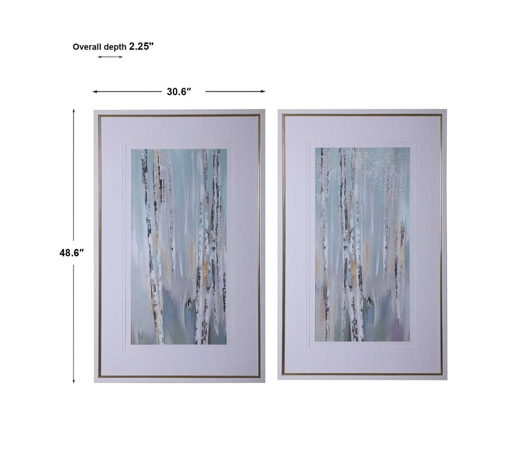 Pandora's Forest Abstract Art, Set of 2 - Bombay Mercantile