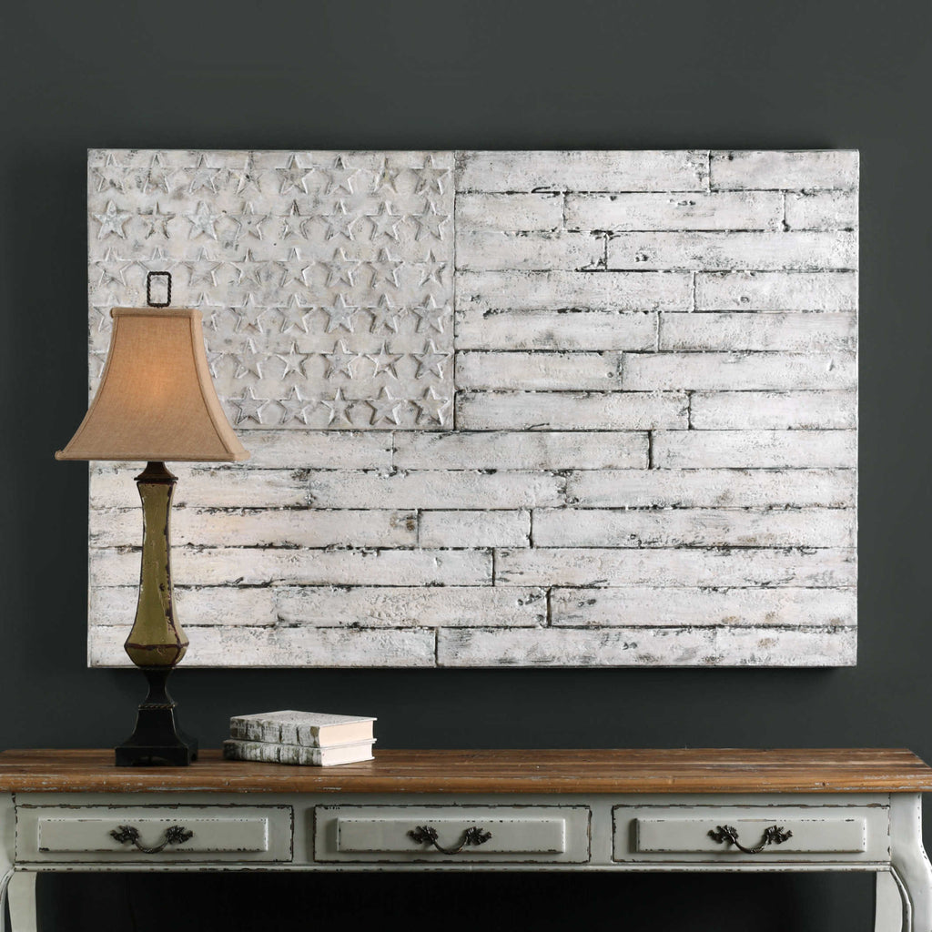 Blanco American Wall Art - Bombay Mercantile