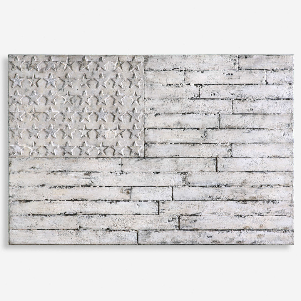 Blanco American Wall Art - Bombay Mercantile