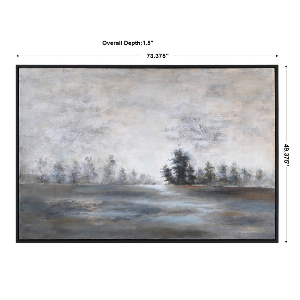 Evening Mist Landscape Art - Bombay Mercantile