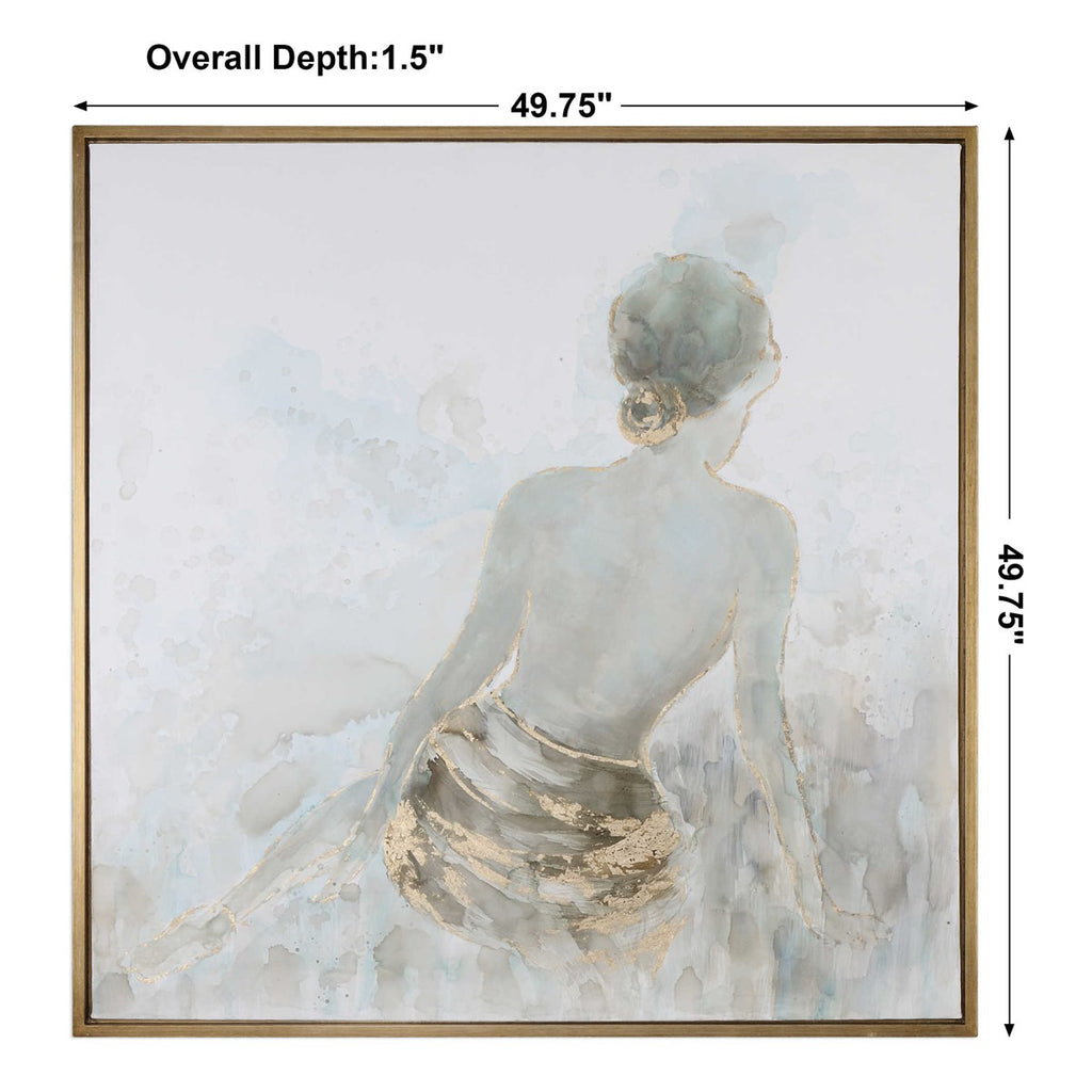 Gold Highlights Feminine Art - Bombay Mercantile