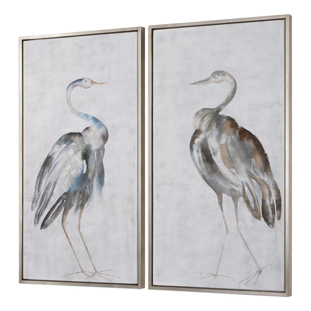 Summer Birds Framed Art Set of 2 - Bombay Mercantile