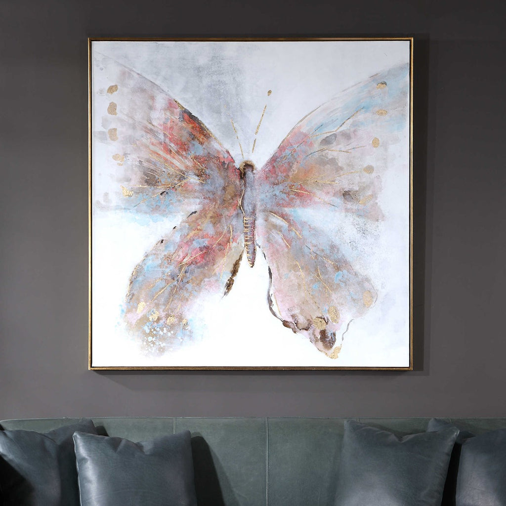 Free Flying Hand Painted Canvas - Bombay Mercantile
