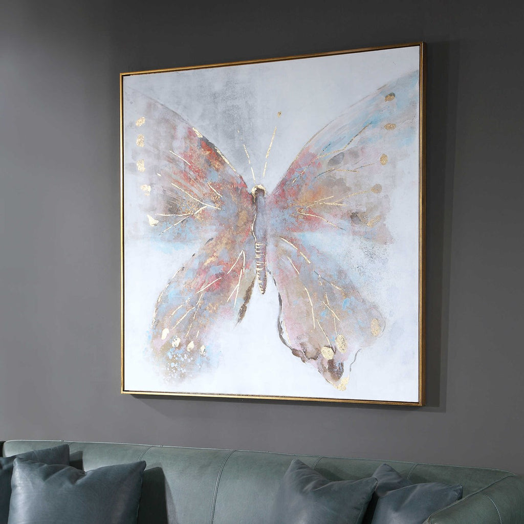 Free Flying Hand Painted Canvas - Bombay Mercantile