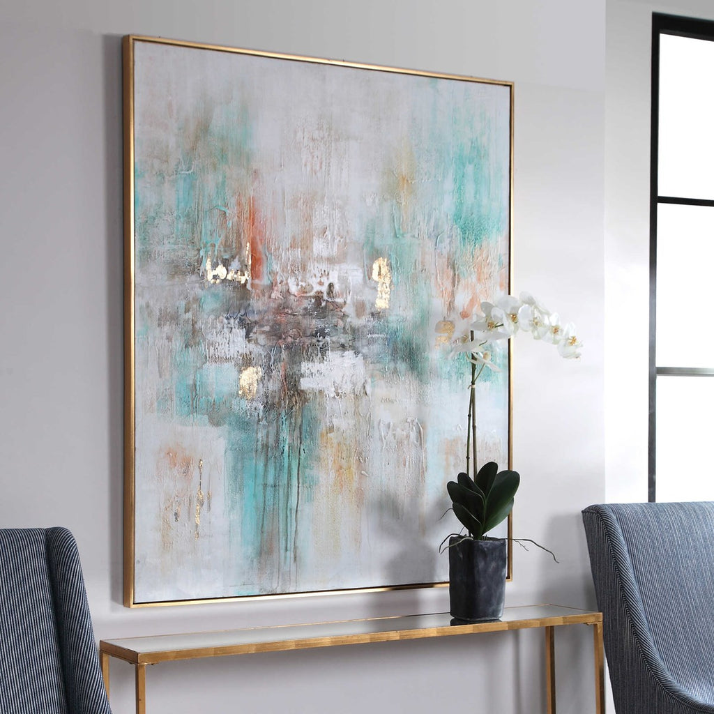 Vibrant Expression Hand Painted Art - Bombay Mercantile