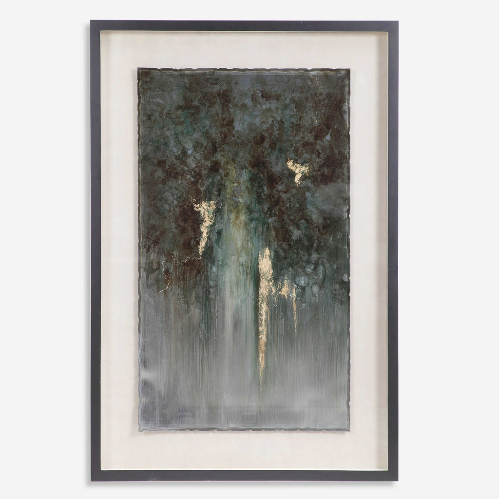 Rustic Patina Grande Abstract Art - Bombay Mercantile