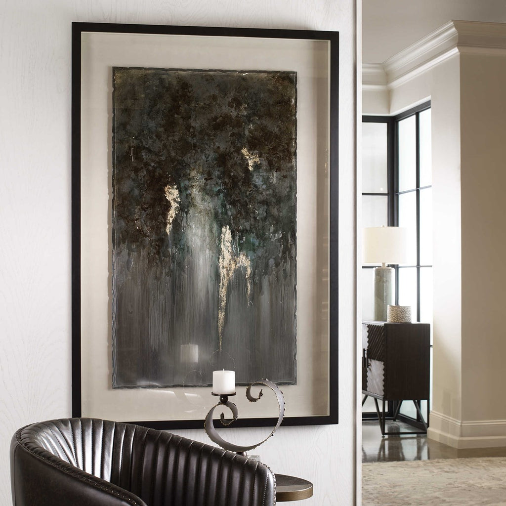 Rustic Patina Grande Abstract Art - Bombay Mercantile