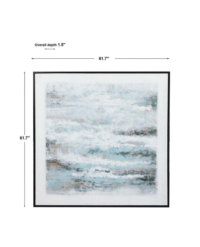 bove The Clouds Hand Painted Art - Bombay Mercantile