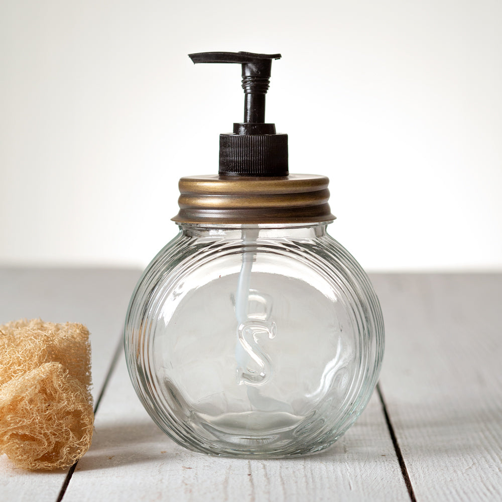 Sellers Soap Dispenser - Antique Brass - Bombay Mercantile