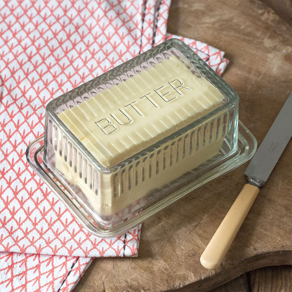 Covered Butter Dish - Bombay Mercantile