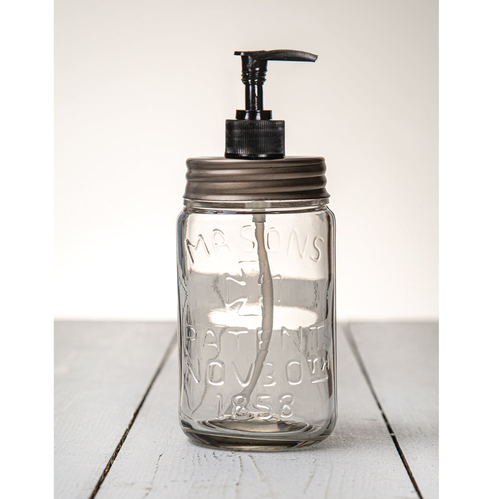 Pint Mason Jar Soap Dispenser - Zinc Lid - Bombay Mercantile