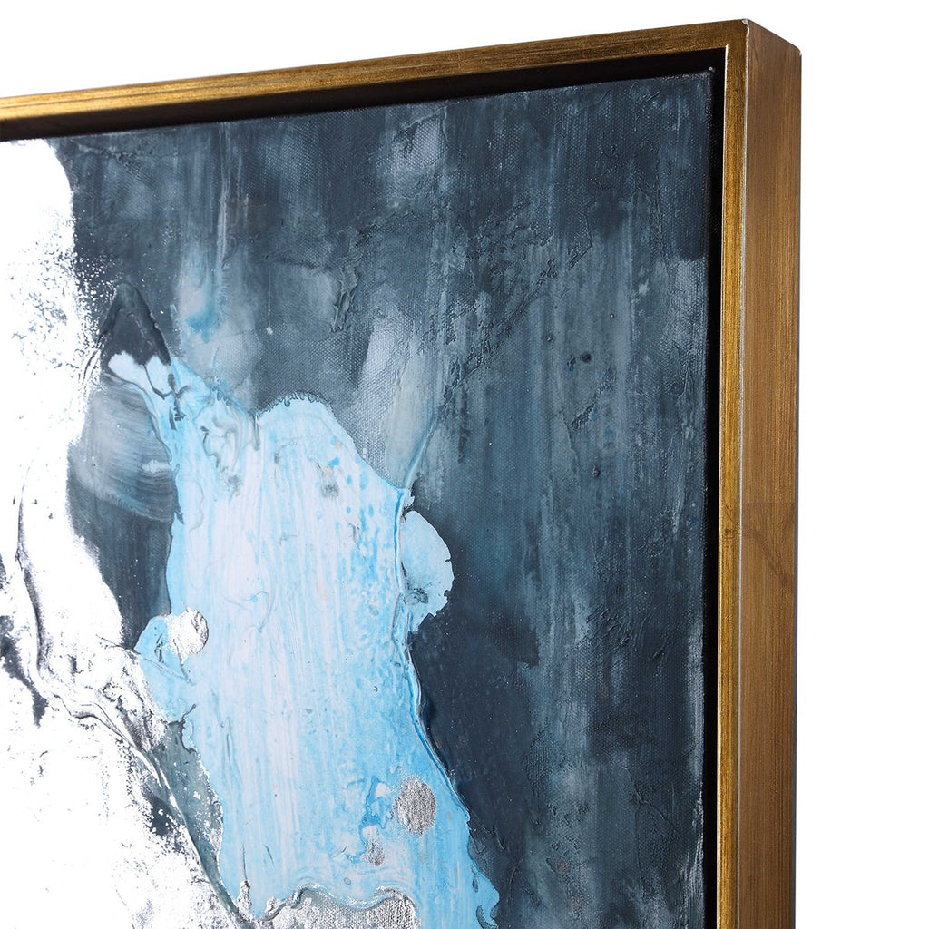 Stormy Seas Hand Painted Canvas - Bombay Mercantile