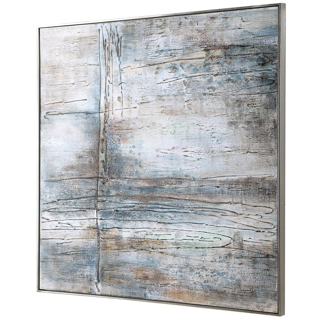 Open Seas Hand Painted Canvas - Bombay Mercantile
