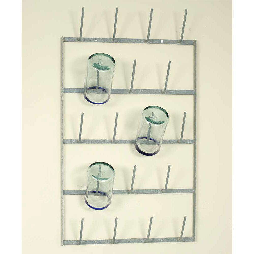 Wine Bottle Dryer Wall Rack - Bombay Mercantile